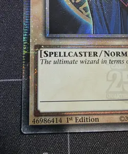 Yugioh Dark Magician RA04-EN106 Quarter Century Secret Rare QCR (BACH Art) - Image 4