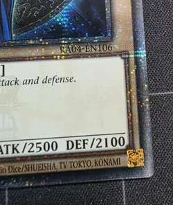 Yugioh Dark Magician RA04-EN106 Quarter Century Secret Rare QCR (BACH Art) - Image 5