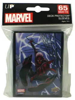 Upper Deck Marvel Deck Protector Collectible Card Sleeves Spider-Man 65 Count - Image 1