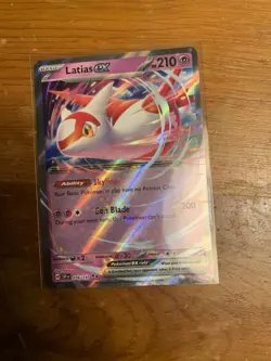 Pokemon TCG Latias EX Surging Sparks Holo Ultra Rare Card 076/191 - Image 1