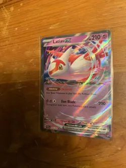 Pokemon TCG Latias EX Surging Sparks Holo Ultra Rare Card 076/191 - Image 4