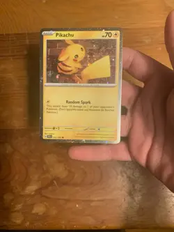 Pikachu 051/162 - Temporal Forces Promo - Cosmos Holo Rare Pokemon TCG Card - NM - Image 1