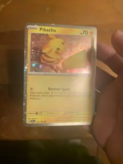 Pikachu 051/162 - Temporal Forces Promo - Cosmos Holo Rare Pokemon TCG Card - NM - Image 3