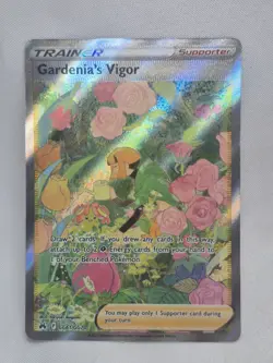 Pokemon Card 2023 Crown Zenith Galarian Gallery GARDENIA'S VIGOR GG61/GG70 - Image 1