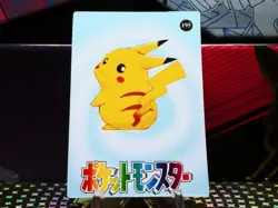Pokemon Pocket Monsters Vending Prism Holo Vintage Sticker #193 card PIKACHU - Image 2