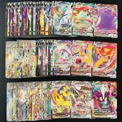 100 ex V Vmax RR RRR Holo Full Arts Lot Set Pokemon Japanese Cards T543 - Image 1
