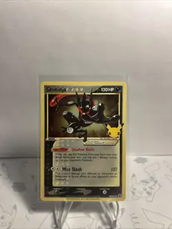 Pokemon Card TCG - Greninja Gold Star SWSH144 Black Star Promo Celebrations NM - Image 3