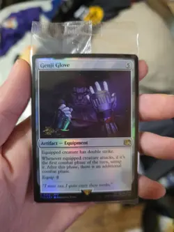 Genji Glove -Foil Light Play MTG Promos: Prerelease Cards - Image 1