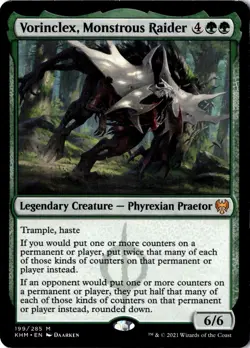 Vorinclex, Monstrous Raider M Kaldheim 199 NM - Image 1