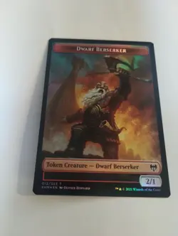 Magic MTG Kaldheim Koma's Coil FOIL Token x1 - Unplayed, English - Image 2