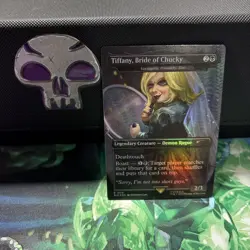 Tiffany, Bride of Chucky - Varragoth, Bloodsky Sire Secret Lair Drop Foil - Image 1