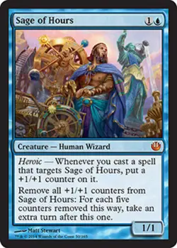 MTG Sage of Hours Journey Into Nyx 50/165 Regular Mythic Magic The Gathering CNY - Image 1