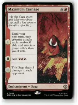Maximum Carnage 0083 NM Magic MTG - Image 1
