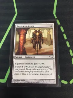 MTG Magic The Gathering Slagworm Armor Artifact Equipment Commander - Image 1