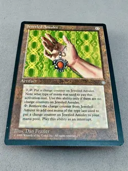 Jeweled Amulet Ice Age Regular-MTG-LP NM-Vintage Magic the Gathering - Image 3