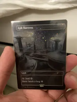 Ash Barrens (Borderless) (Galaxy Foil) Secret Lair Drop Foil - Image 1