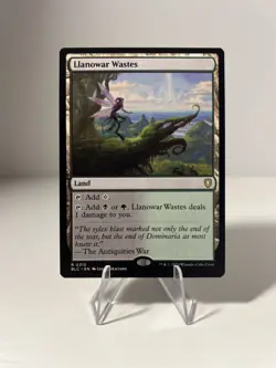 Llanowar Wastes R Commander: Bloomburrow 315 NM - Image 1