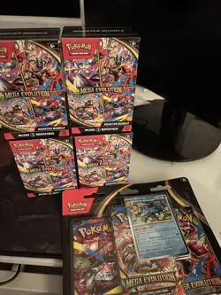 Pokemon Mega Evolution 4 Booster Bundle 1 3 Pack Blister Pack - Image 1
