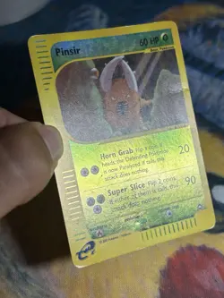 Pinsir 101/147 Aquapolis E Reader Series Reverse Holo Rare Pokemon Card MP - Image 4