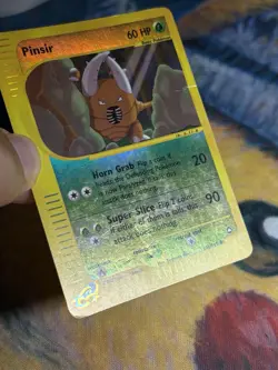 Pinsir 101/147 Aquapolis E Reader Series Reverse Holo Rare Pokemon Card MP - Image 5