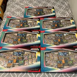 LOT OF 7 Pokemon Lucario Ex & Tyranitar Ex Premium Collection IN HAND PRISMATIC - Image 1