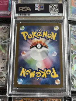 2025 POKEMON Sv10 JP Glory Of Team Rocket #124 ROCKET'S MOLTRES EX SAR PSA 9 - Image 2