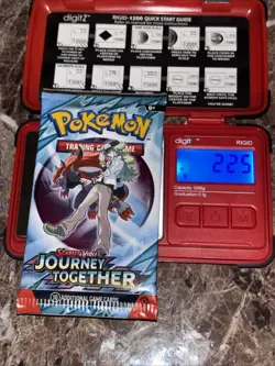 Heavy! Lot Of (4) 22.50g+ Gram Pokemon Journey Together Booster Packs Sealed - Image 2