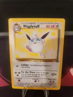 Wigglytuff 32/64 Pokemon TCG Jungle Non Holo Rare WOTC LP - Image 3