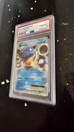 2016 Pokemon XY Blastoise EX Evolutions 21/108 PSA 10 GEM MT - Image 2