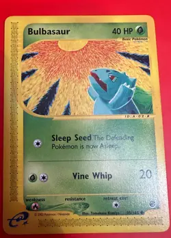 Bulbasaur 095/165 Expedition Base Set e-reader Pokemon LP/Excellent - Image 1
