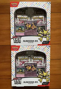 Pokemon 151 Alakazam Ex Box Set Of 2 NEW Sealed- Unopened x2 - Image 1