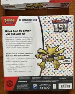 Pokemon 151 Alakazam Ex Box Set Of 2 NEW Sealed- Unopened x2 - Image 4