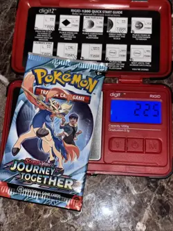 Heavy! Lot Of (4) 22.50g+ Gram Pokemon Journey Together Booster Packs Sealed - Image 2