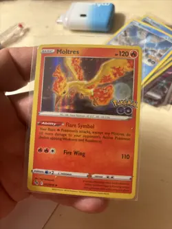 Pokemon: 1x Moltres - 012/078 - Holo Rare - NM Pokemon GO - Image 1