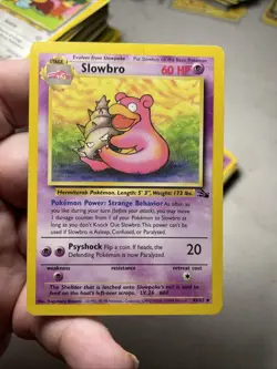 Slowbro - 43/62 - Uncommon - Unlimited Edition MP, English Pokemon Fossil - Image 1