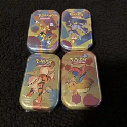 4X SCARLET AND VIOLET 151 Pokemon Mini Tins Bundle Lot Sealed Fast Shipping! - Image 1