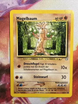 Pokemon 2001 Neo Genesis Mogelbaum 77/111 Common GERMAN NEAR MINT PHO - Image 1