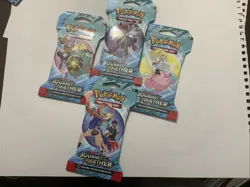 Pokemon Journey Together Sleeved Booster Pack Lot of 4 - Image 1
