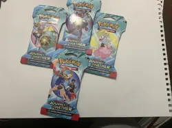 Pokemon Journey Together Sleeved Booster Pack Lot of 4 - Image 3