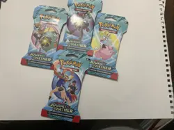 Pokemon Journey Together Sleeved Booster Pack Lot of 4 - Image 4