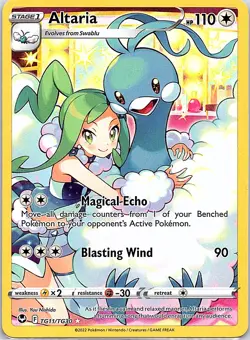 Altaria Ultra Rare SWSH12: Silver Tempest Trainer Gallery TG11/TG30 NM Pokemon T - Image 1