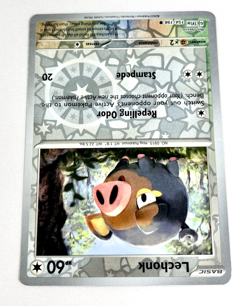 Pokemon TCG Lechonk Scarlet Base Set 154/198 Reverse Holo Promo - Image 2