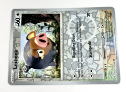 Pokemon TCG Lechonk Scarlet Base Set 154/198 Reverse Holo Promo - Image 3