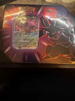 Pokemon Destined Rivals Team Rockets Nidoking EX Tin - FACTORY SEALED! - Image 1