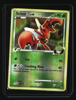 Pokemon SCIZOR E4 48/111 (Reverse Holo) Rising Rivals - LP/Light Play - Image 1
