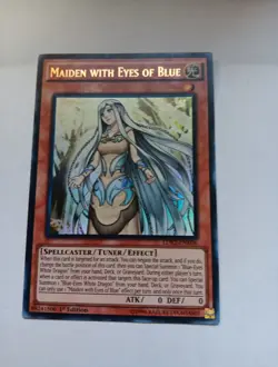 YUGIOH MAIDEN WITH THE EYES OF BLUE ULTRA RARE LDK2-ENK06 1ST EDITION NM - Image 2