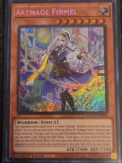 Yu-Gi-Oh! Artmage Finmel- DUAD-EN009 - Secret Rare - NEAR MINT! - Image 1