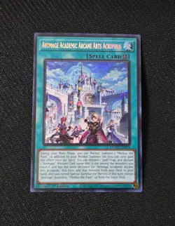 YGO Artmage Academic Arcane Arts Acropolis Secret 1st Ed NM DUAD-EN054 - Image 1