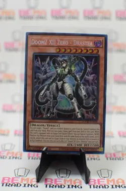 YU-GI-OH DoomZ XII Zero - Drastea DOOD-EN008 Secret Rare NM - Image 1