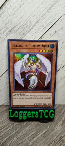 Yu-Gi-Oh! Celestia, Lightsworn Angel / BLLR EN040 1st Edition LP - Image 1